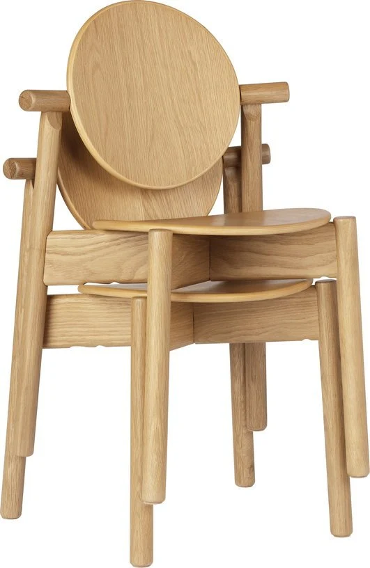 Chaise en chêne 55x42x83m Heiko - Umage