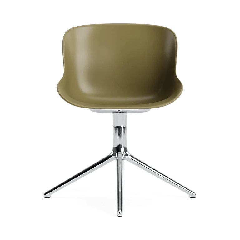 Chaise pivotante 4 pieds en aluminium et pp Hyg - Normann Copenhagen