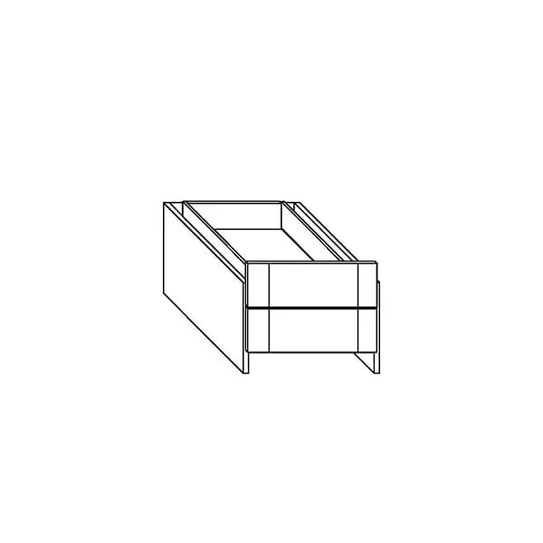 Lifetime Kidsrooms Unterbau Schrankelement mit 2 Schubladen - 50 cm Whitewash