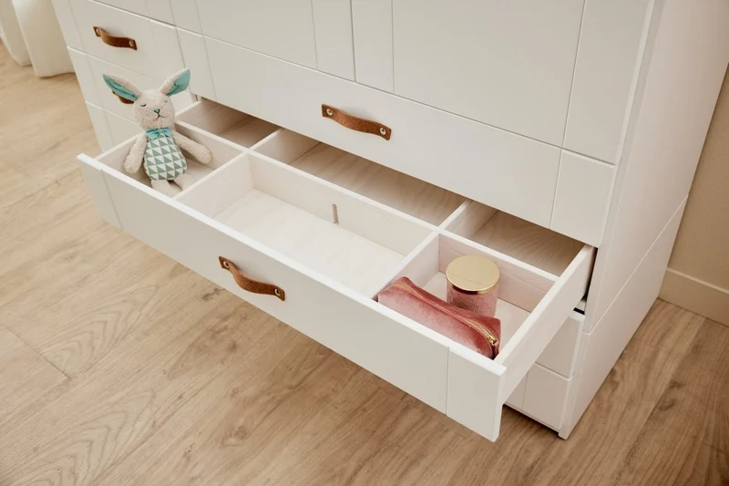 Lifetime Kidsrooms Aufteilung für Schrankschublade - 100 cm Whitewash