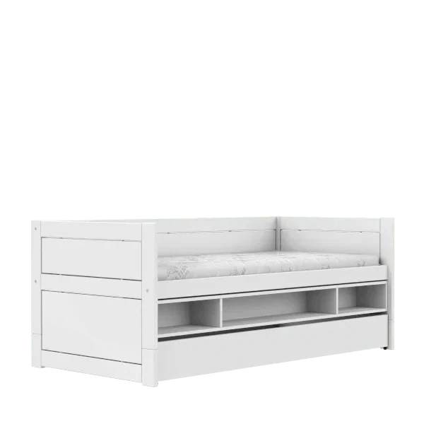 Lifetime Kidsrooms Tagesbett mit Stauraum und Bettschublade - Original Whitewash