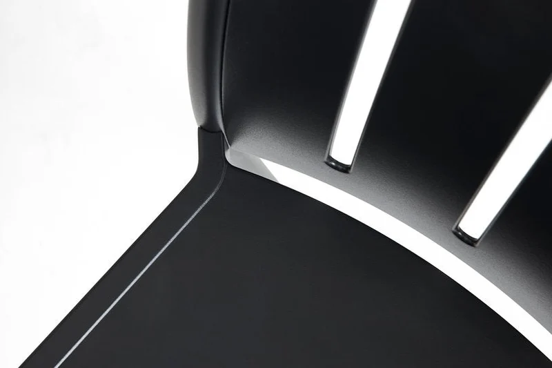 Chaise de jardin en métal anthracite Deville - HAY