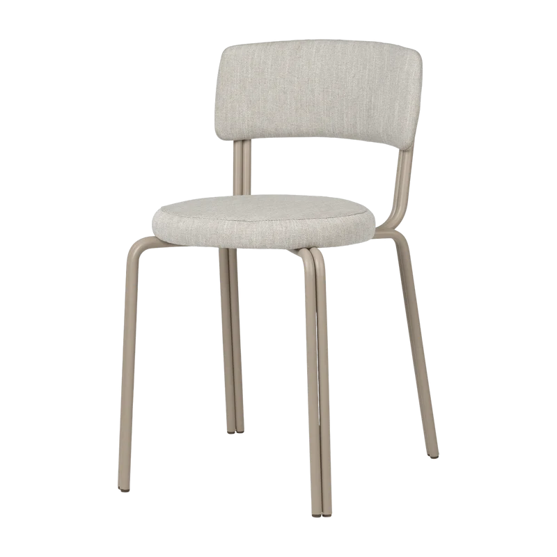 Chaise rembourrée en fer grise Oda - Broste Copenhagen