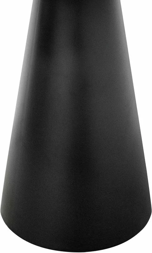 Table à manger ronde en acier noire 120 x 76 cm Cone - Versmissen