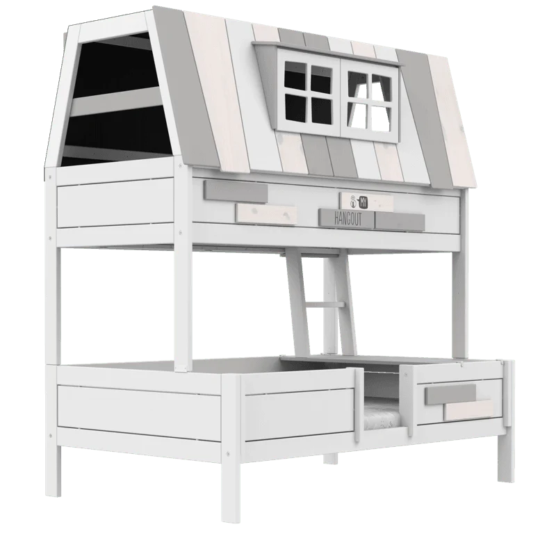Lifetime Kidsrooms Hausbett - My Hangout 120x200 cm Weiss