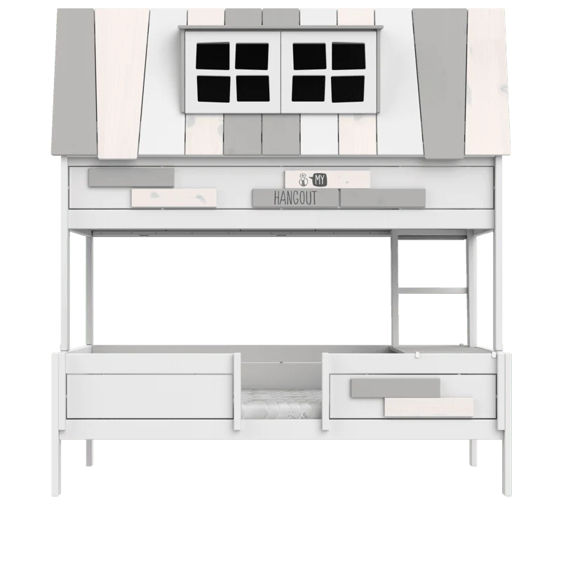 Lifetime Kidsrooms Hausbett - My Hangout 120x200 cm Weiss
