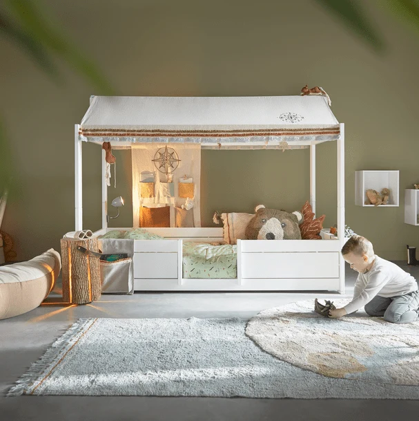 Lifetime Kidsrooms Kurze Bettfront 80 cm - Original Weiss
