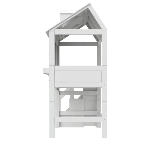Lifetime Kidsrooms Hochbett 128 cm - Lake House Weiss
