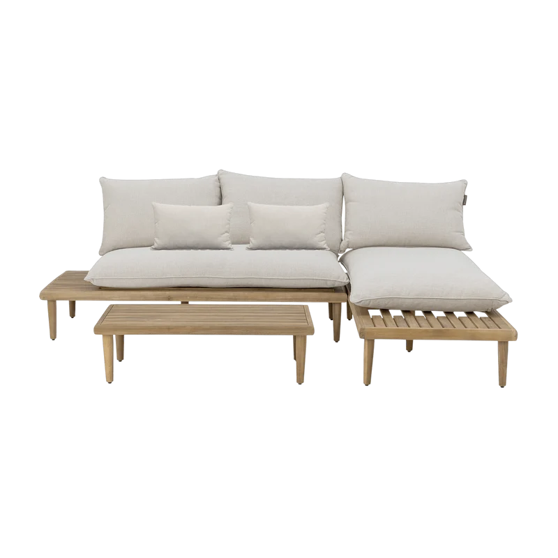 Salon de jardin lounge en bois d'acacia Cesano - Bloomingville