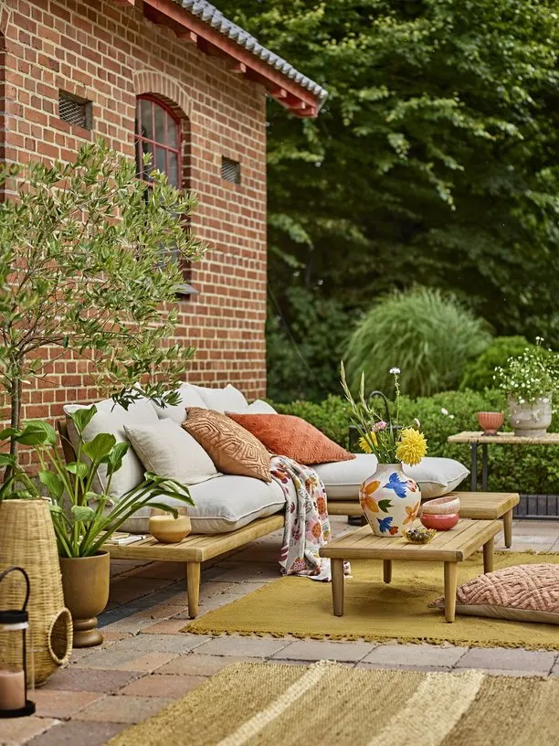 Salon de jardin lounge en bois d'acacia Cesano - Bloomingville