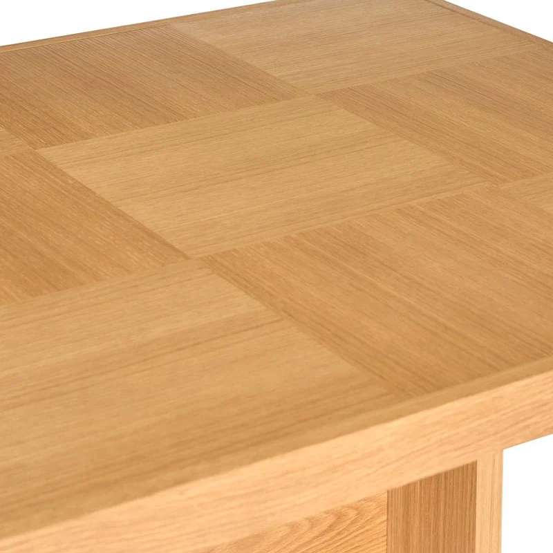 Table à manger rectangulaire en bois de chêne naturel 195x95x74cm Skak - Hübsch
