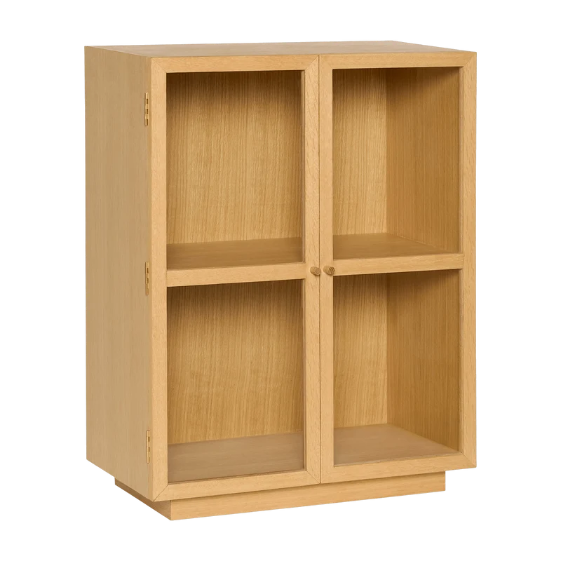 Cabinet en bois de chêne naturel 70x39x90cm Mae - Hübsch