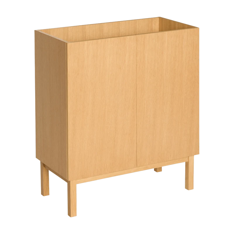 Armoire en bois de chêne naturel 80x40x90cm Ark - Hübsch