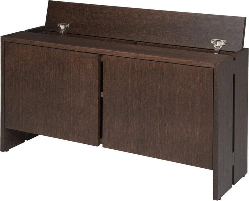 Buffet placage de chêne foncé 100x30x50cm Parcel - Ferm Living
