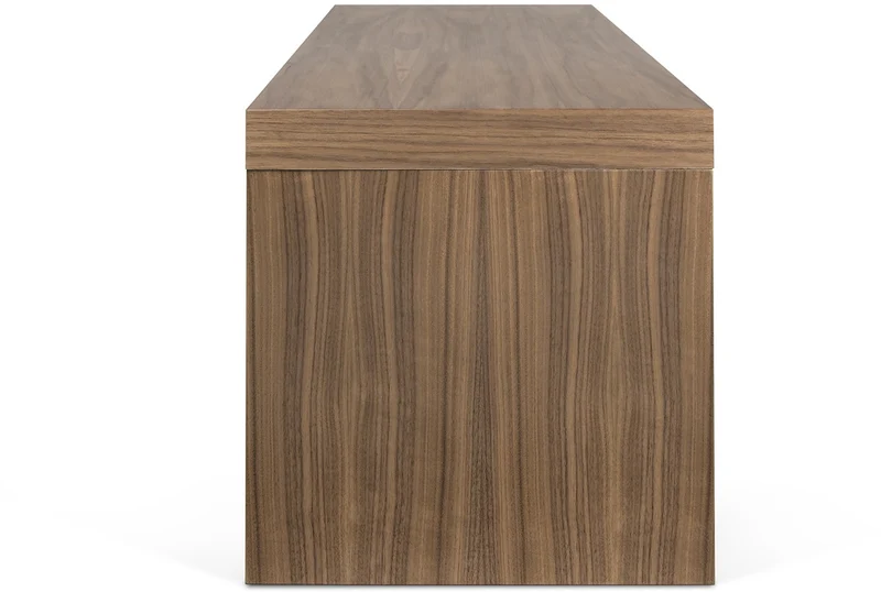Meuble TV blanc et noyer Cliff - TEMAHOME