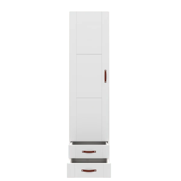 Lifetime Kidsrooms Kleiderschrank mit Schubladen - 50 cm Whitewash