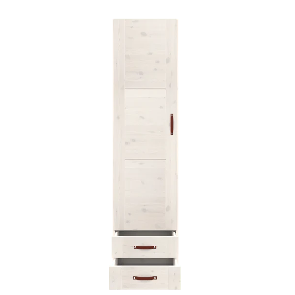 Lifetime Kidsrooms Kleiderschrank mit Schubladen - 50 cm Whitewash