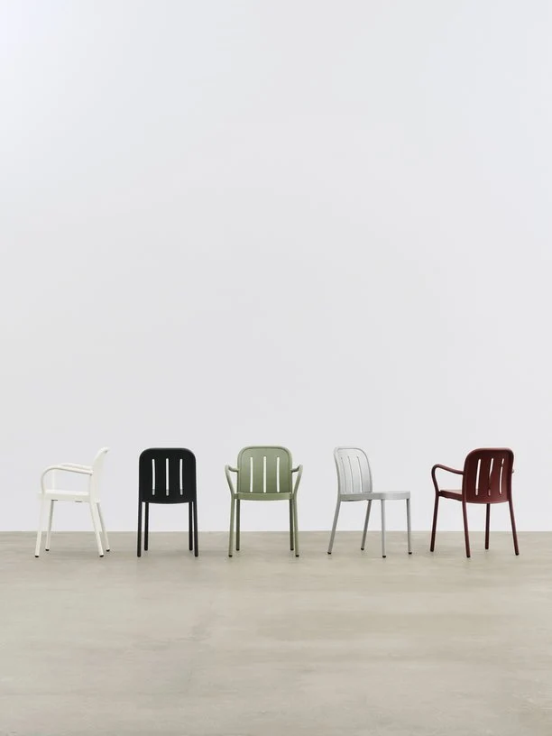 Chaise de jardin en métal vert Deville - HAY