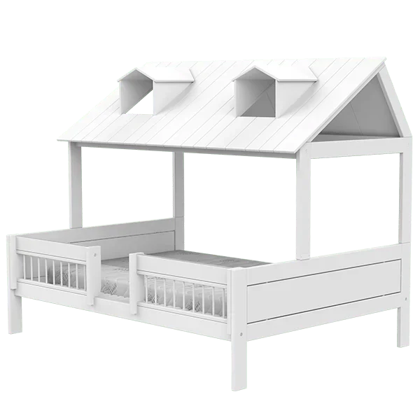 Lifetime Kidsrooms Hausbett - Beach House 140 Weiss