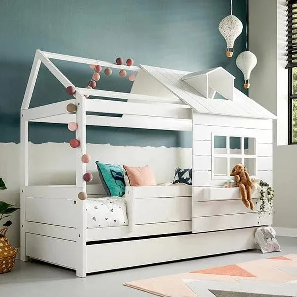 Lifetime Kidsrooms Hausbett - Lake House Weiss