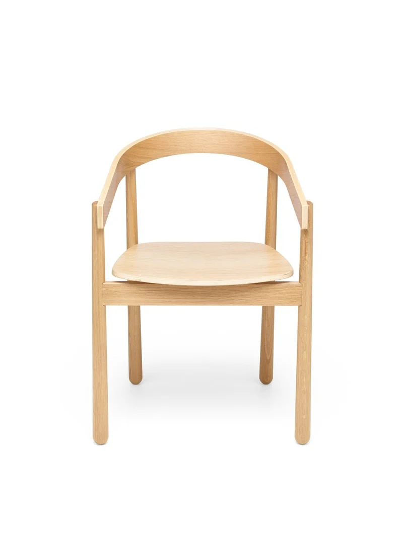 Chaise avec accoudoirs en chêne naturel Homerun - Fest Amsterdam