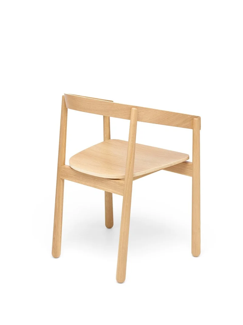 Chaise avec accoudoirs en chêne naturel Homerun - Fest Amsterdam