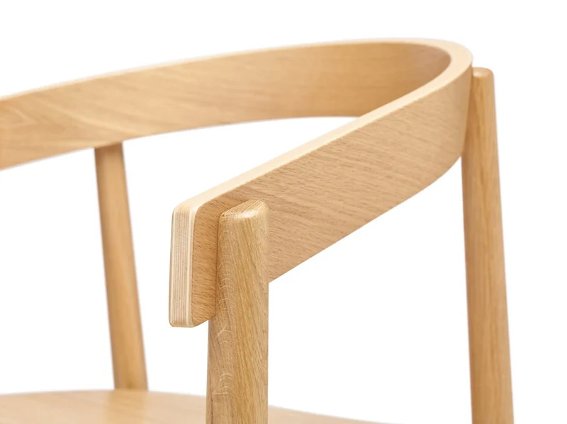 Chaise avec accoudoirs en chêne naturel Homerun - Fest Amsterdam
