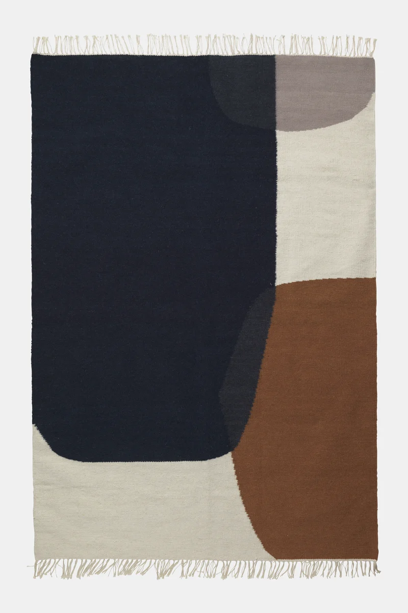 Ferm Living Kelim Teppich Large - Merge
