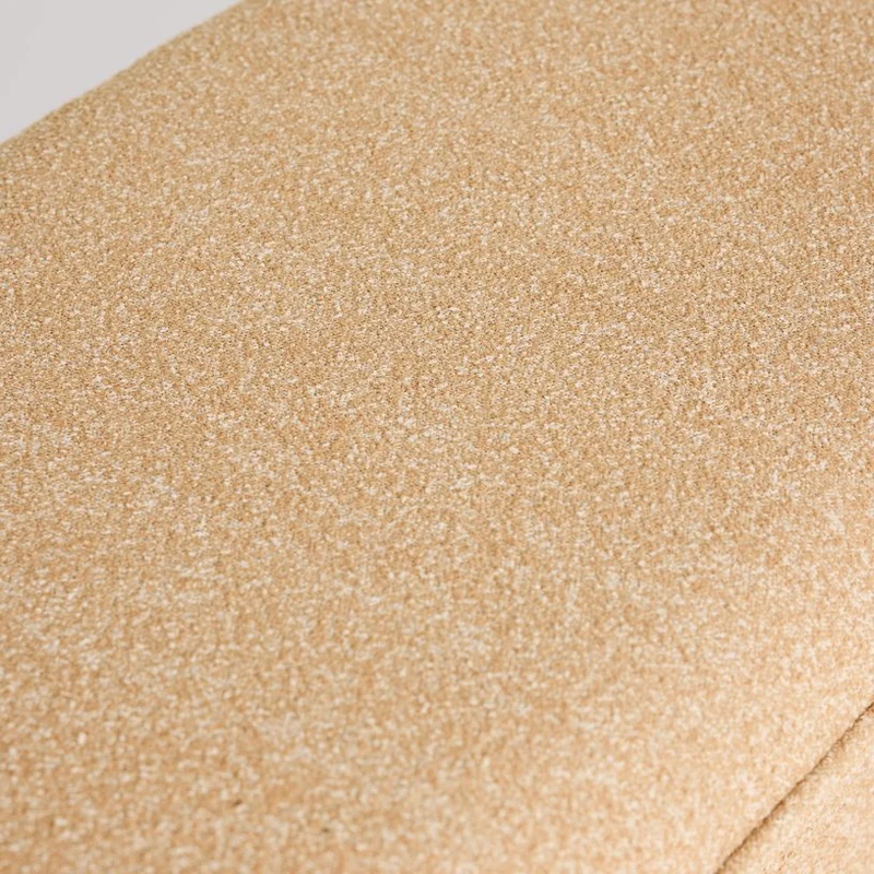 Banc en tissu beige 100x38x42cm Well - Hübsch