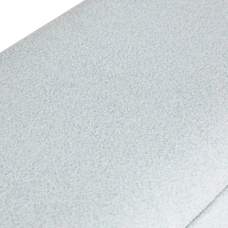 Banc en tissu bleu clair 100x38x42cm Well - Hübsch