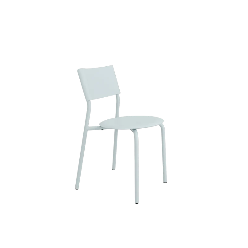 Chaise en plastique recyclé bleu pâle SSDr - TIPTOE