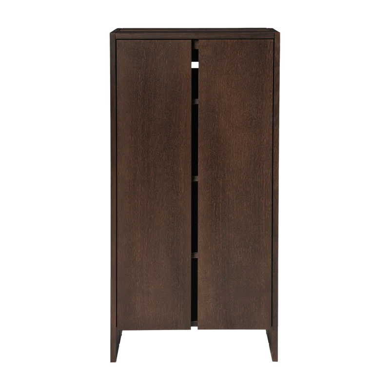 Armoire en placage de chêne foncé 55x30x110cm Parcel - Ferm Living