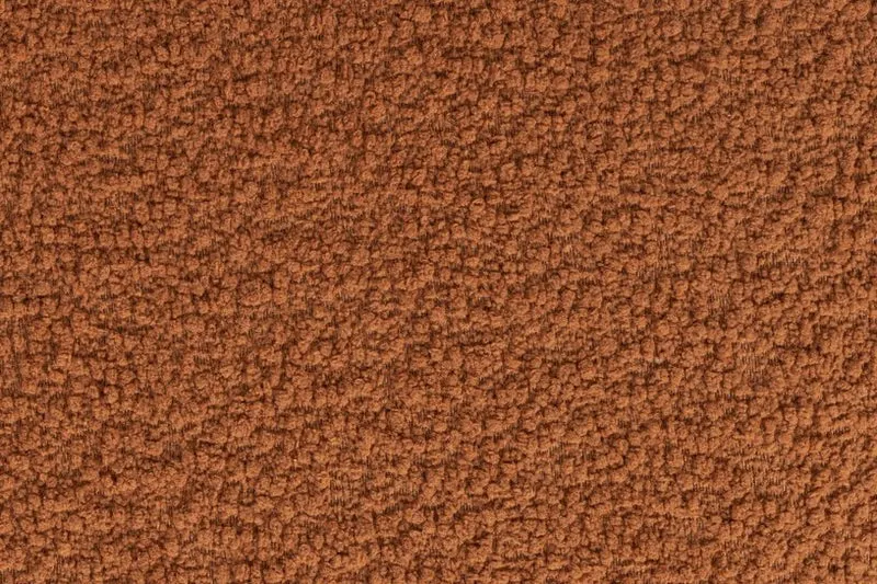 Tabouret rond en tissu terracotta 40x44cm Lumo - The Cool Republic