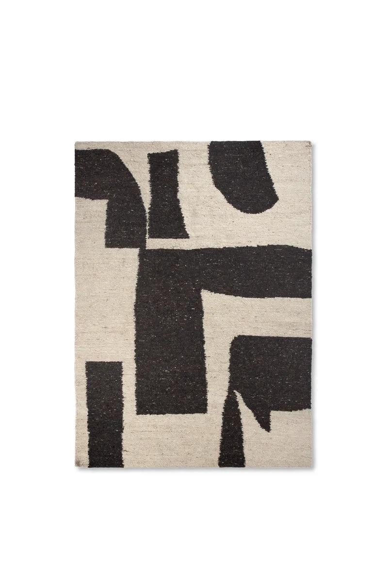 Ferm Living Piece Teppich - 200 x 300 - Off-white/Coffee
