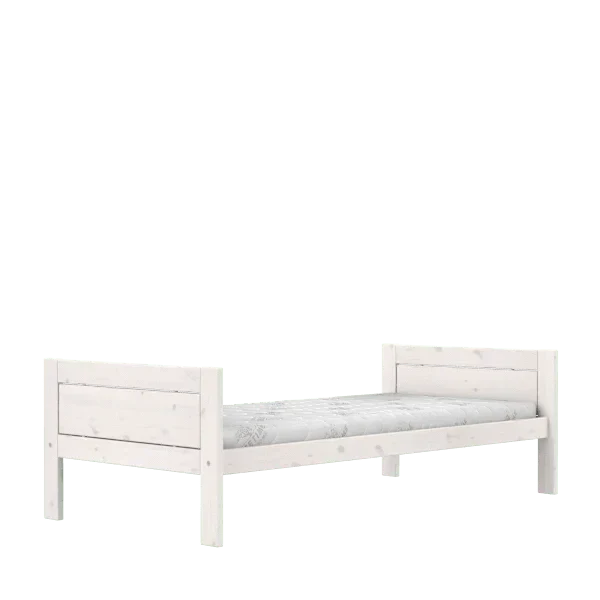 Lifetime Kidsrooms Kinderbett 90 x 200 cm ohne Rückseite Whitewash