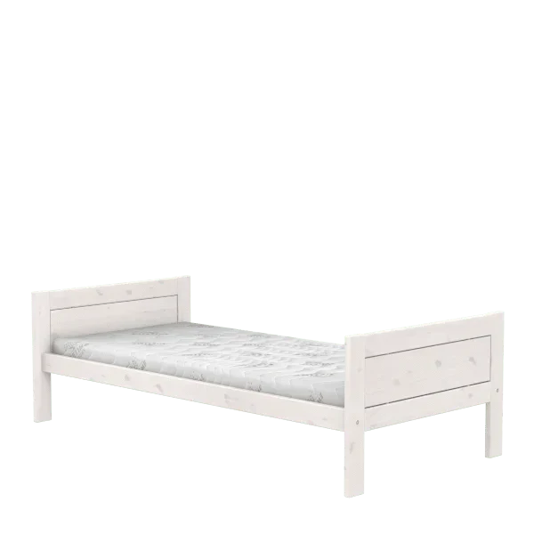 Lifetime Kidsrooms Kinderbett 90 x 200 cm ohne Rückseite Whitewash