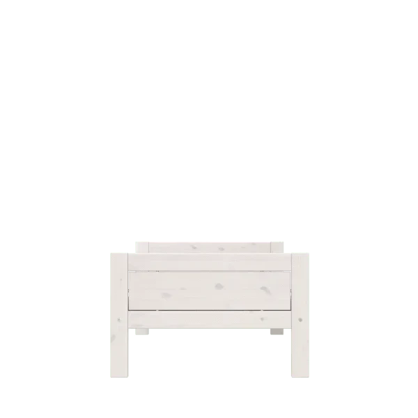 Lifetime Kidsrooms Kinderbett 90 x 200 cm ohne Rückseite Whitewash