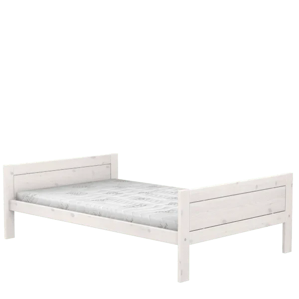 Lifetime Kidsrooms Kinderbett 120 x 200 ohne Rückseite Whitewash
