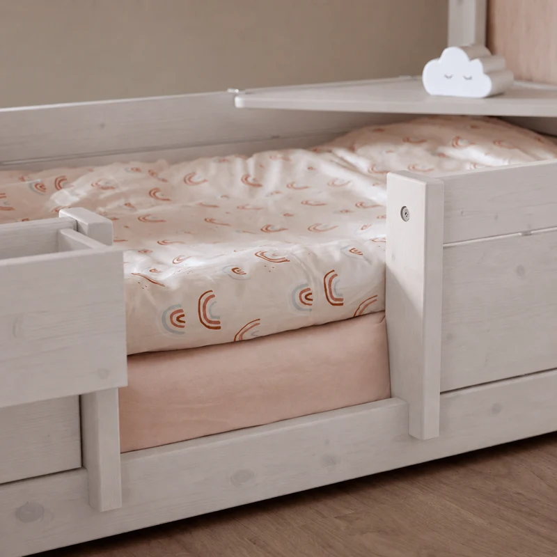 Lifetime Kidsrooms 4-in-1 Himmelbett Whitewash