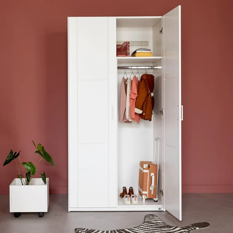 Lifetime Kidsrooms Kleiderschrank - 100 cm Whitewash