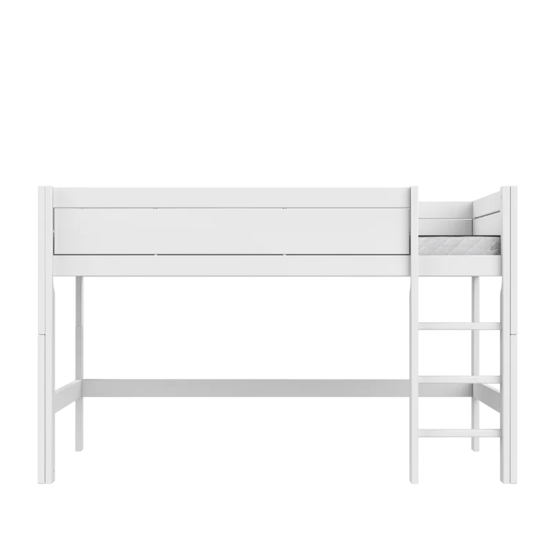Lifetime Kidsrooms Original Hochbett 120 mit Leiter - 128 cm Whitewash