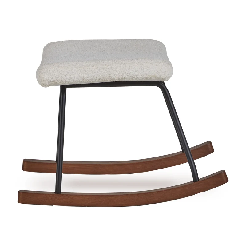 Quax Hocker Schaukelstuhl De Luxe Cream