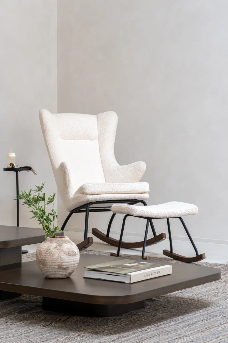 Quax Schaukelstuhl De Luxe Cream