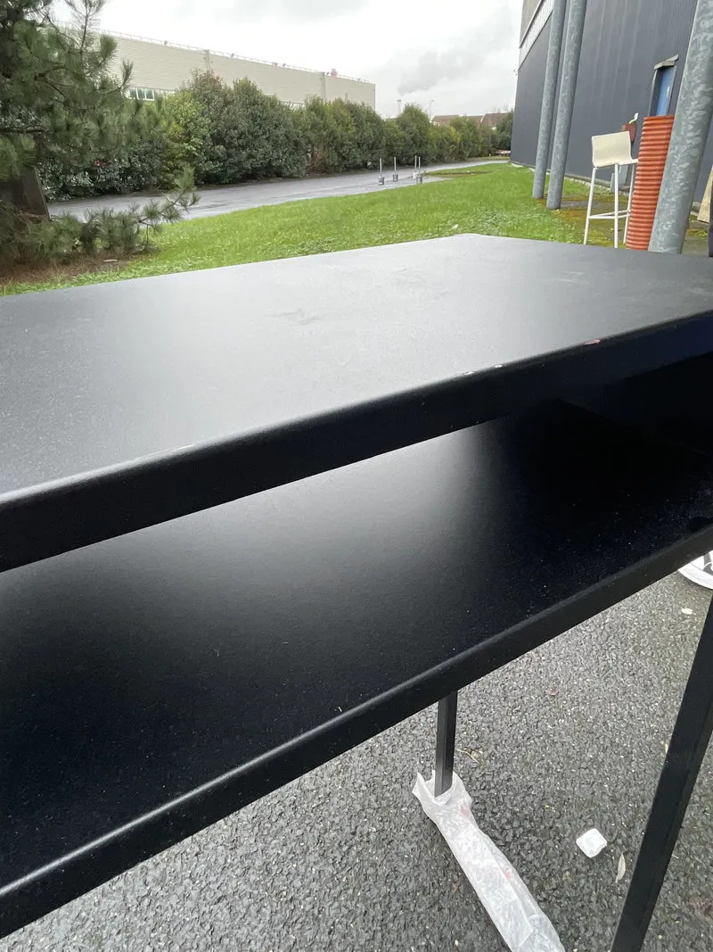 Console 120 cm en métal noir Arlequin Modèle d'exposition - Resistub