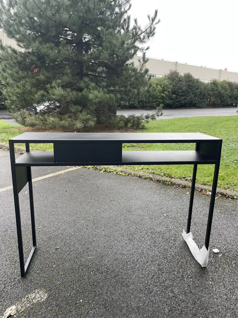 Console 120 cm en métal noir Arlequin Modèle d'exposition - Resistub