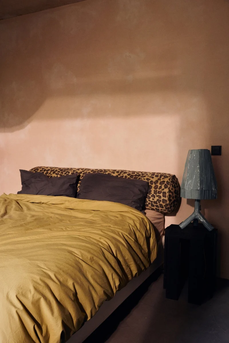 Coussin traversin léopard 150x30cm Bolster - HKLiving