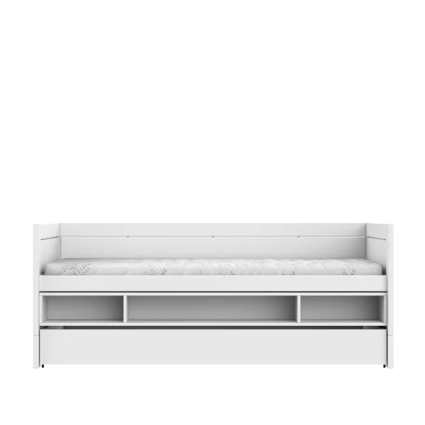 Lifetime Kidsrooms Tagesbett mit Stauraum und Bettschublade - Original Weiss