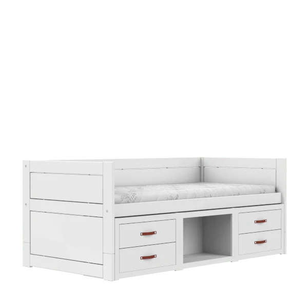 Lifetime Kidsrooms Tagesbett mit Schubladen und Stauraum - Original Weiss