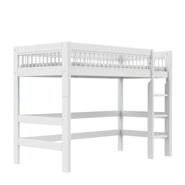 Lifetime Kidsrooms Hochbett mit Leiter 152 cm - Breeze Weiss