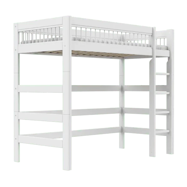 Lifetime Kidsrooms Hochbett mit Leiter 177 cm - Breeze Weiss